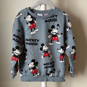 Zara x Disney Mickey Mouse Sweatshirt 5-6 Years